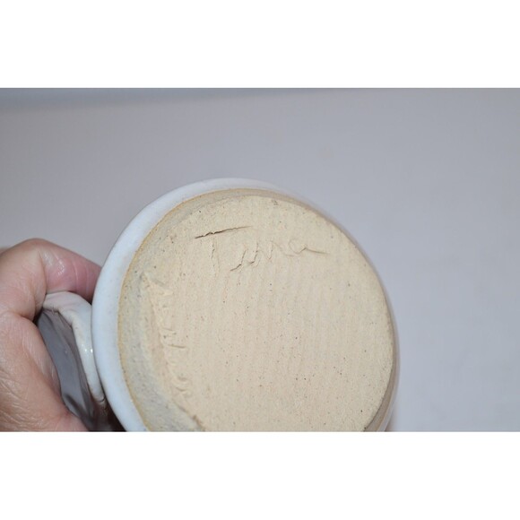 Vtg Rita Ward Pottery Angel of Light Oil Burning Lamp Statue handmade signed - Picture 8 of 13